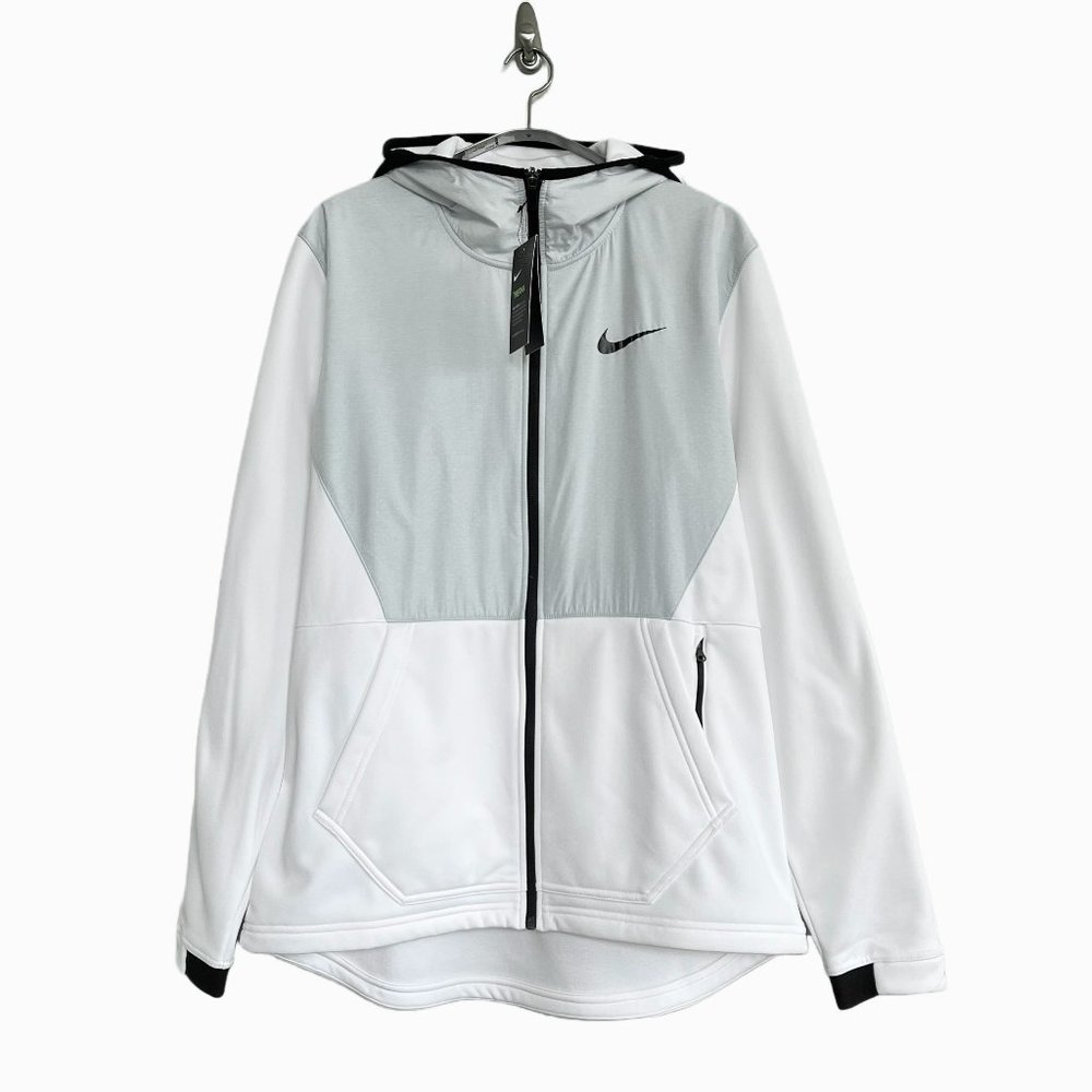 Nike Men's Basketball Winterized Therma Full Zip-up Fleece Hoodie